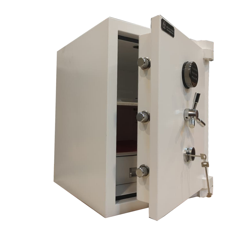 Steel Safe – Digital + Fingerprint + Key – H60 × W50 × D50 cm – MH-600