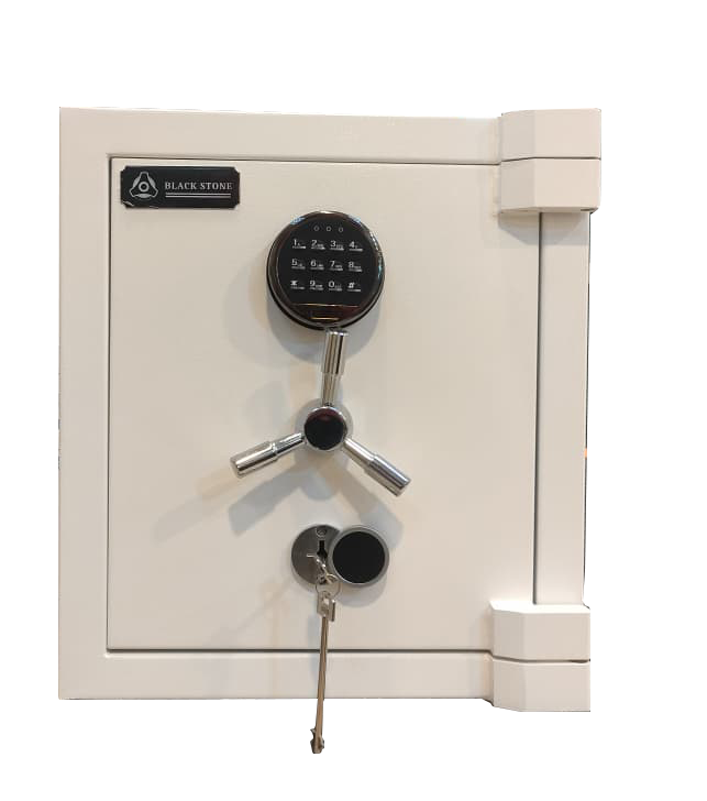 Steel Safe – Digital + Fingerprint + Key – H50 × W45 × D45 cm – MH-500