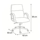 Mid-Back Executive Chair 95*62*64 CM - Black - GL 303