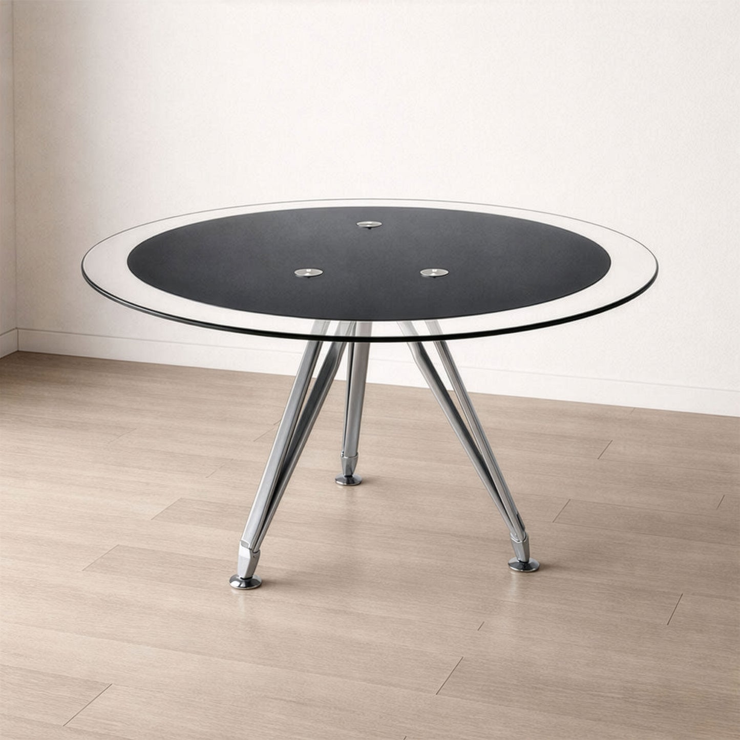Meeting table 120 x 120 x 75 cm - Black - AZ111251