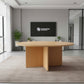 طاولة اجتماعات – 120×120×75 سم – خشبي – AZ111254