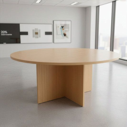 طاولة اجتماعات – 120×120×75 سم – خشبي – AZ111254
