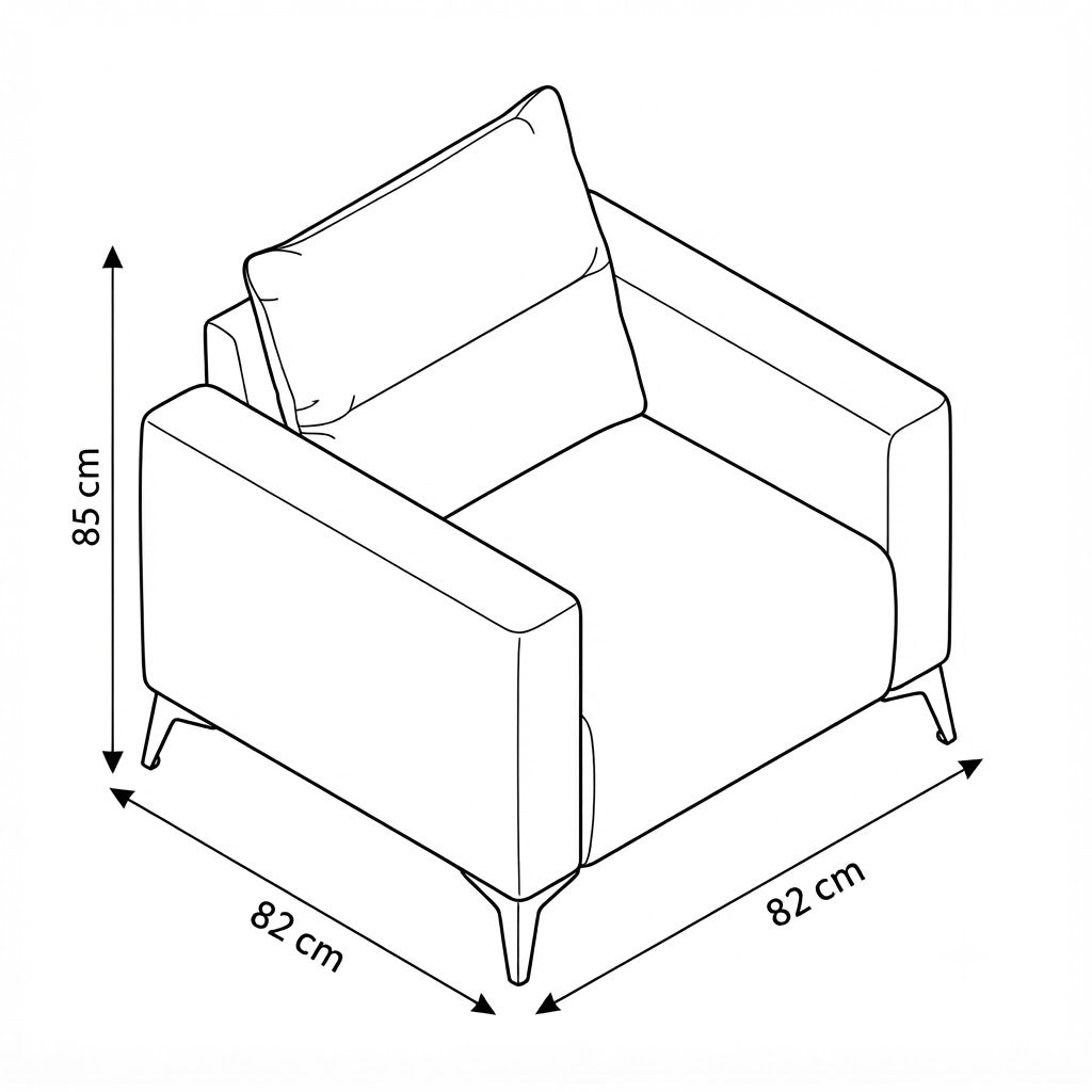 Armchair – Black - HC301