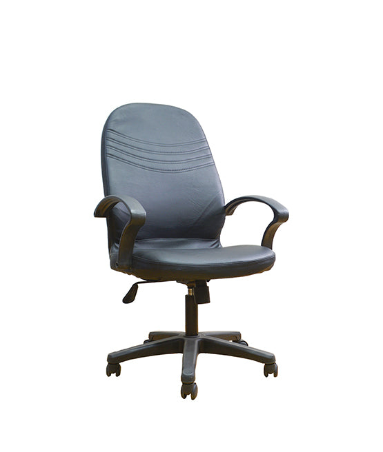 High Back Office Chair 104 x 60 x 45 cm - Black - Madrid