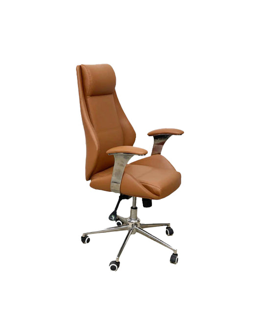 High Back office chair 124 x 66 x 66 cm - Brown - GL 326