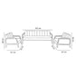 White Seating Set for Home / Grand 