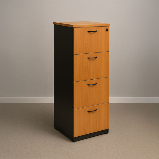 Unit drawer, 135 x 50 x 50 cm - Wooden & black & white- AZ111259