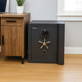 Fire Proof Steel Safety Box Black  60 H x 50 W x 50 D CM