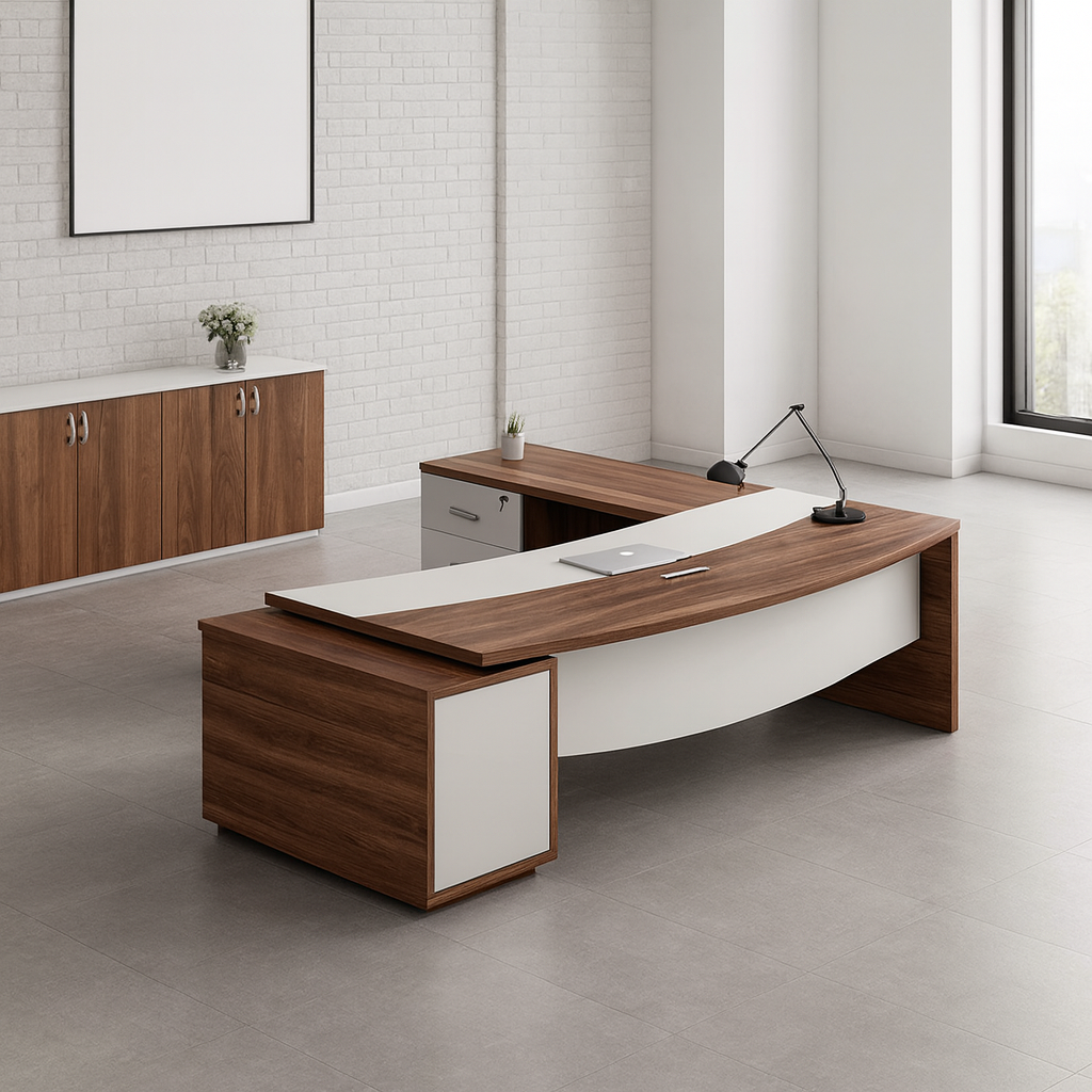 Desk 75*180*80 CM - Brown - AZ120124