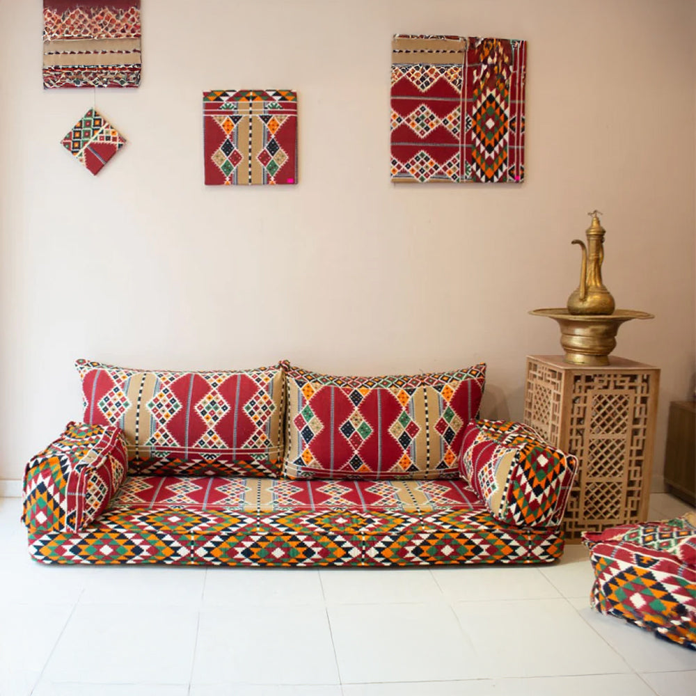 قاعدة عربي نوبي (قطعة واحدة) – 200×60×60 سم – ألوان متعددة
