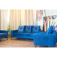 Viola home sofa set consisting of (3-seater sofa + 2-seater sofa + armchair)
