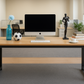 Desk 120 x 60 x 75CM - wooden  and black  - AZ1251