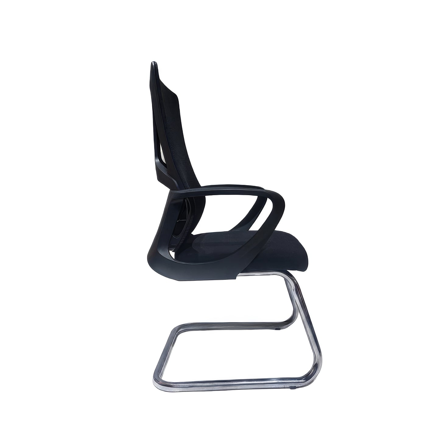 Fixed Back Office Chair 66*64*100 cm - Black - A859