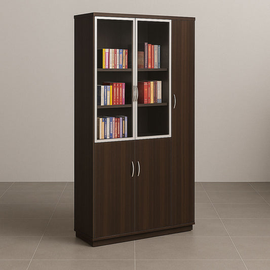 Bookcase, 200 x 120 x 75 cm - Brown - AZ111261