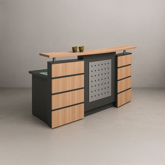 Reception Table 115 x 200 x 60 cm - Wooden - AZ111202