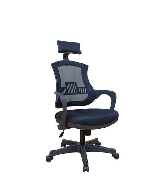 High Back Office Chair 128*61*64 cm - Black - Elite