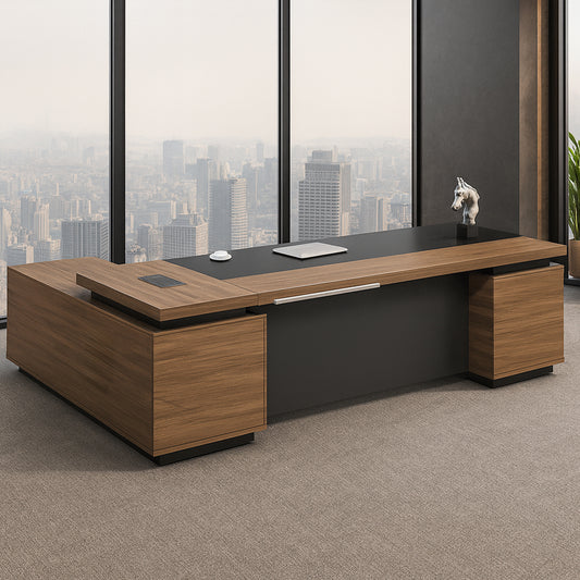 Desk 200 x 80 x 75 cm - Wooden - AZ1159