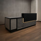 Reception Table 115 x 200 x 60 cm - Brown - AZ111208