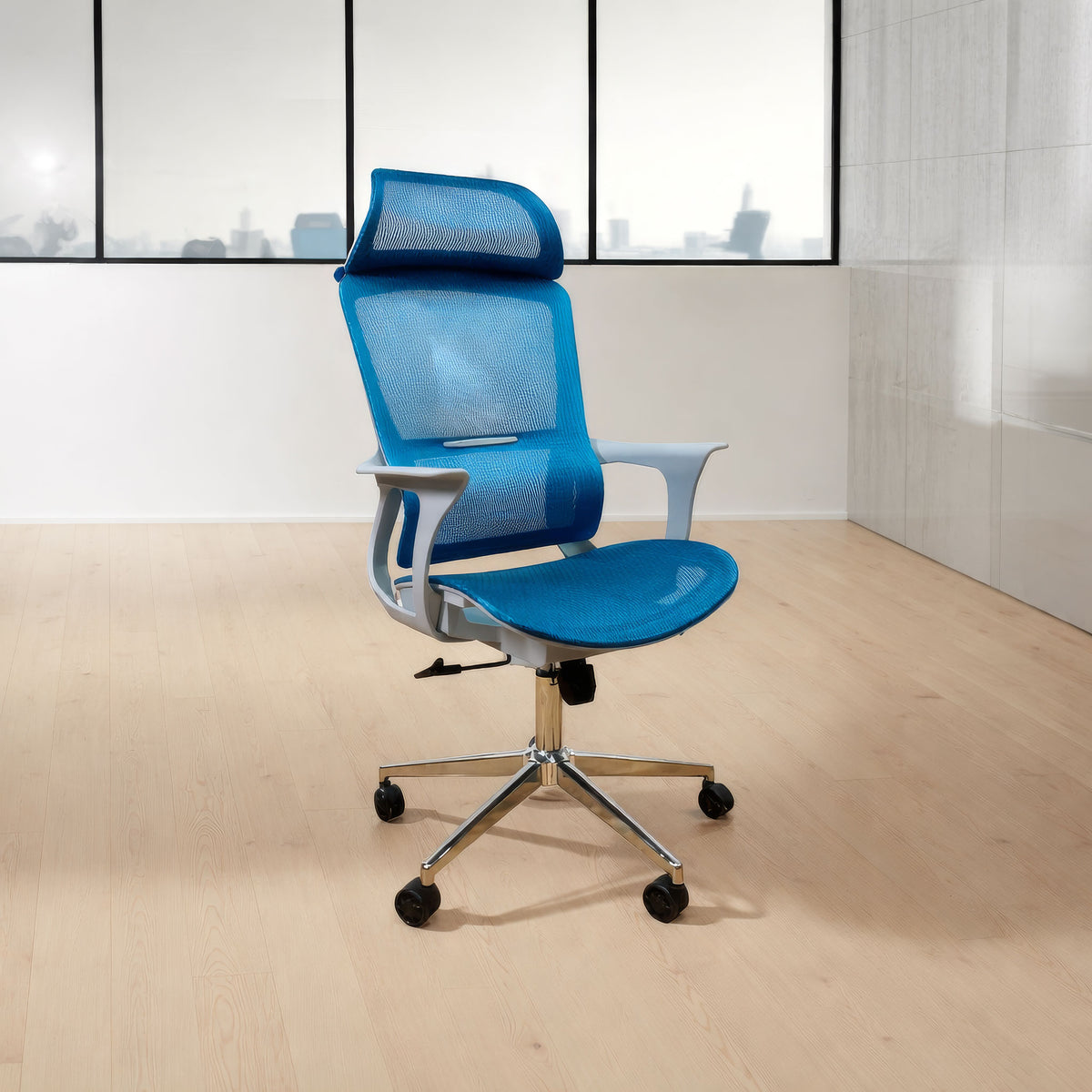 High Back Office Chair 137*60*58 cm - Blue -  834AG