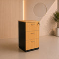 Unit drawer, 50 x 50 x 105 cm - Wooden and Black - AZ111256