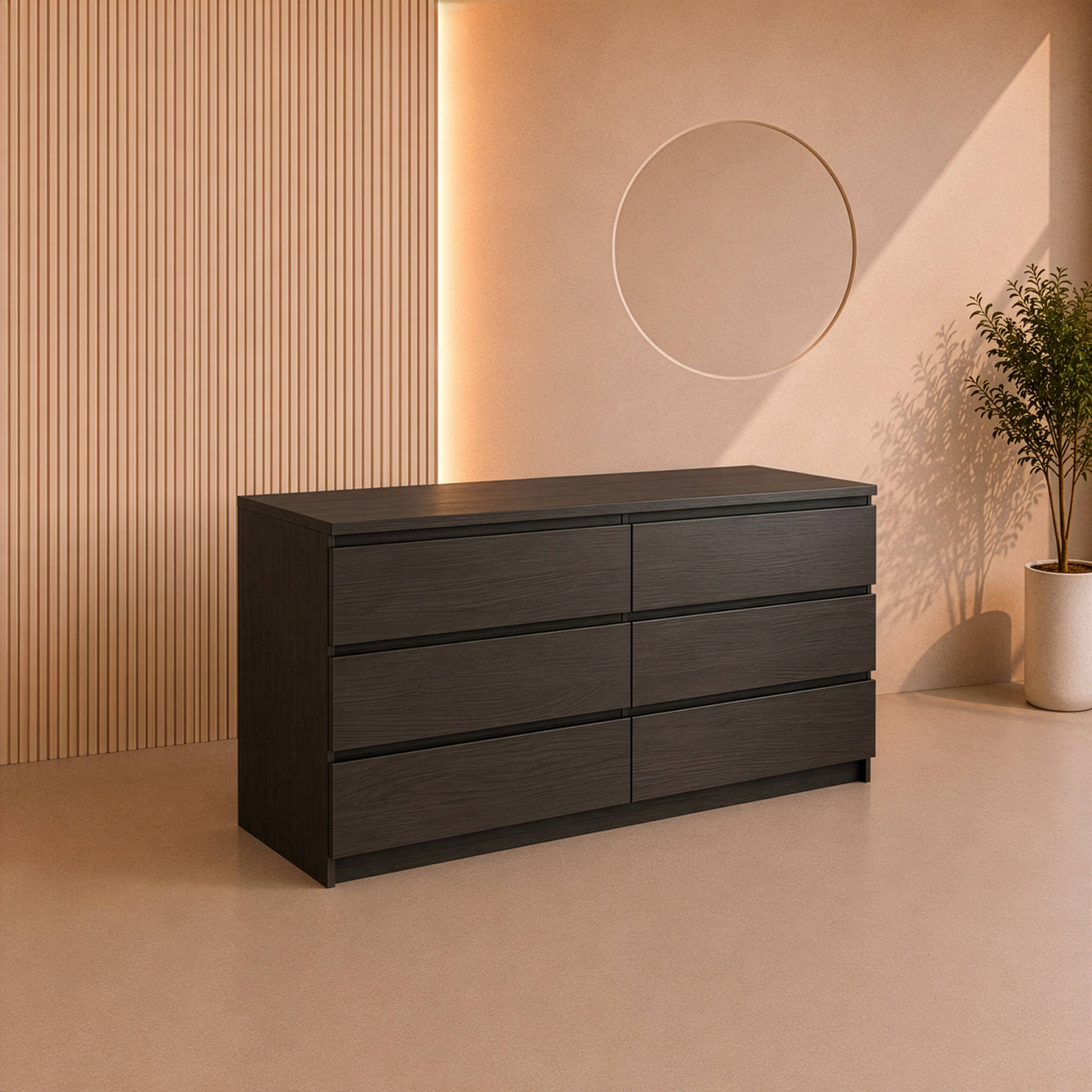 وحدة أدراج 156 × 45 × 78 سم - أسود - AZ500220