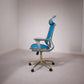 كرسي مكتب ظهر عالي 137×60×58 سم - أزرق - 834AG

