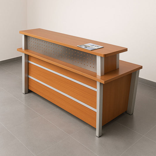 Reception Table 115 x 200 x 60 cm - Wooden - AZ111203