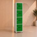 لوكر معدني بمقبض غاطس – 4×1 – 30 × 44 × 185 سم – AZ50096