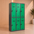 لوكر معدني بمقبض غاطس – 3×2 – 90 × 44 × 185 سم – AZ50099