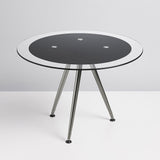 Meeting table 120 x 120 x 75 cm - Black - AZ111251