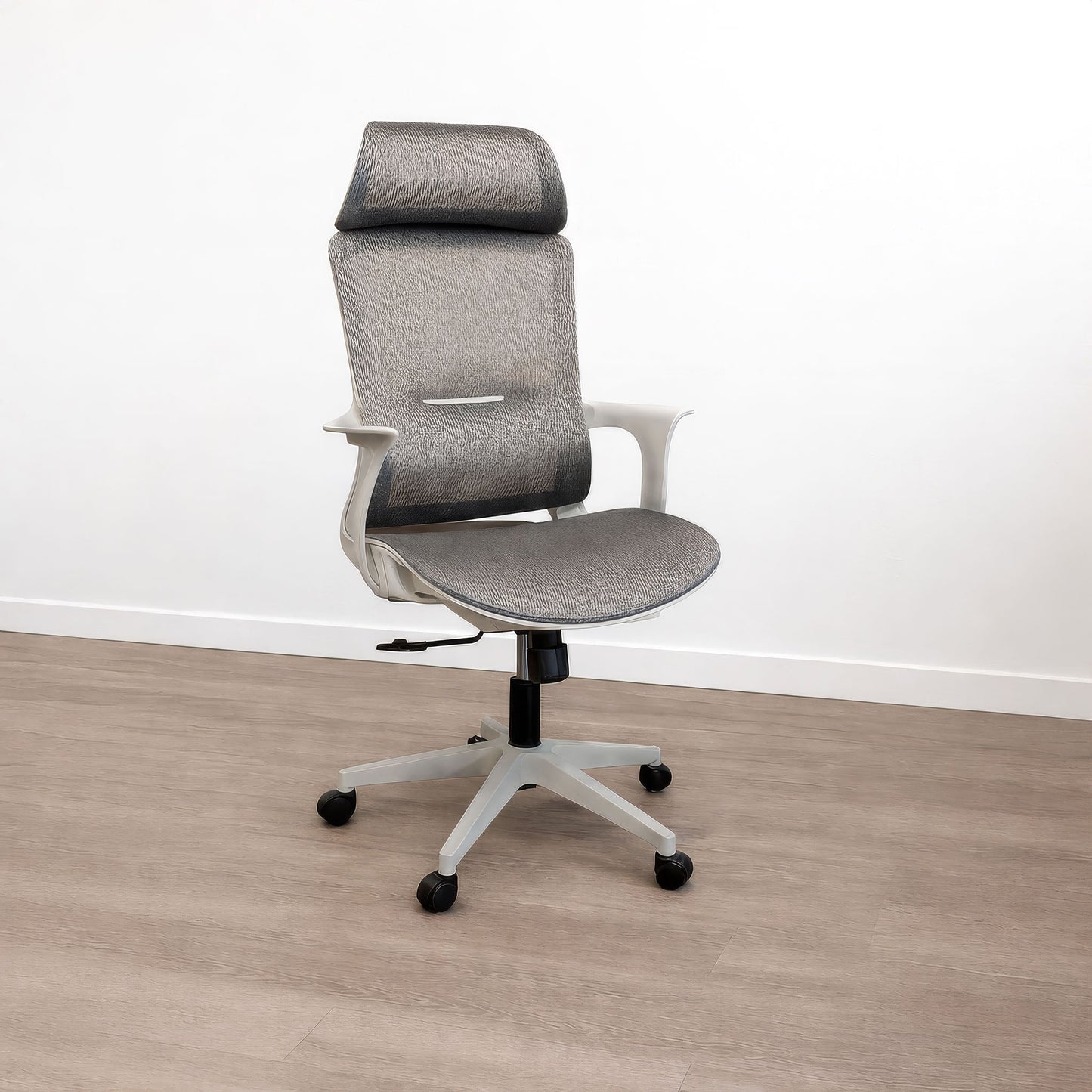 كرسي مكتب ظهر عالي 137×60×58 سم - رمادي - 834AG
