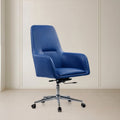 Executive Mid Back Office Chair 100*50*50 cm - Blue - GL 328
