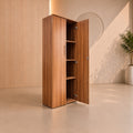 Document Cabinet – 2 Doors – 80 × 40 × 200 cm – Brown – AZ50121