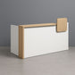Reception Table 115 x 200 x 60 cm - Wooden and White - AZ111206