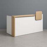 Reception Table 115 x 200 x 60 cm - Wooden and White - AZ111206
