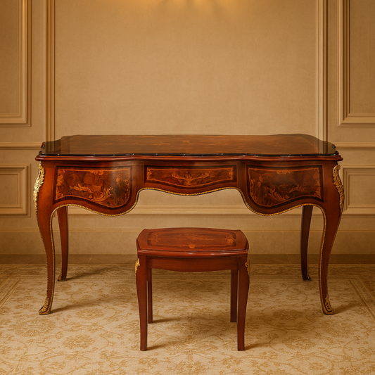 Desk 180 x 80 x 75 cm - Brown- AZ50023