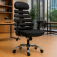 High Back Office Chair  120 x 64 x 63 cm - BLACK- Zebra