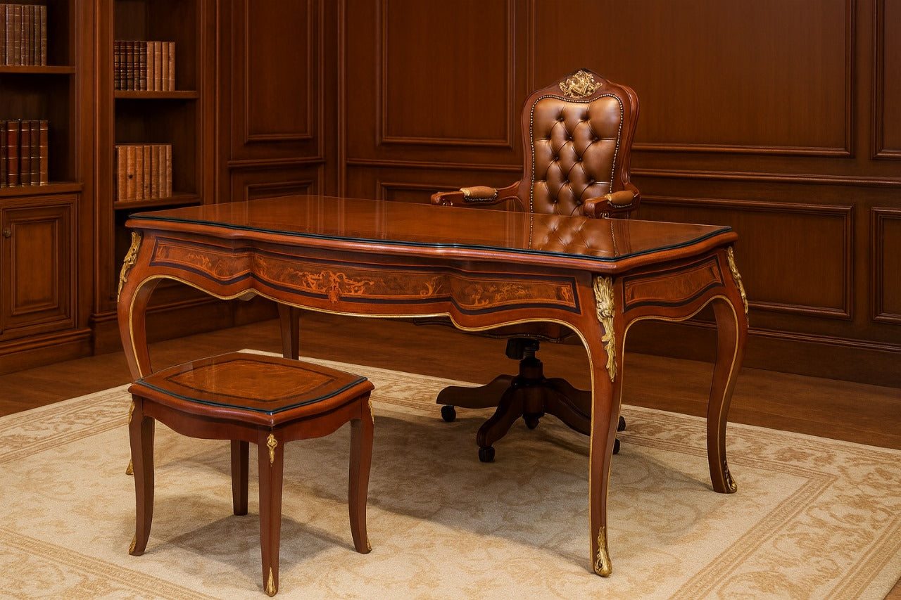 Desk 160 x 80 x 75 cm - Brown- AZ50024