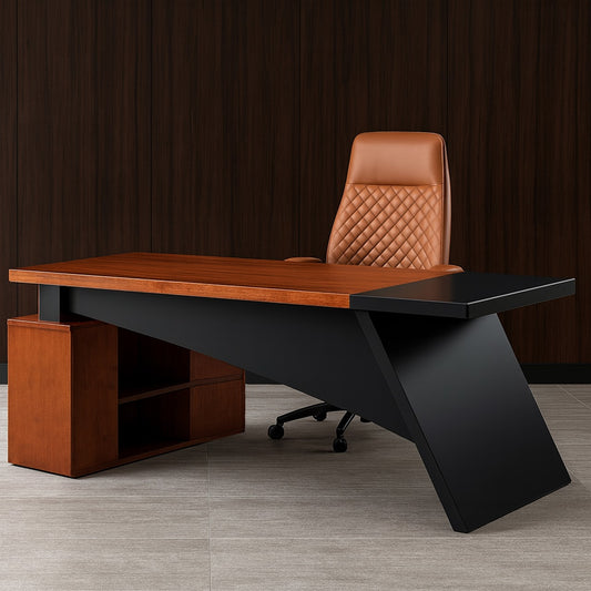Desk 200 x 80 x 75 cm - Brown- AZ50022