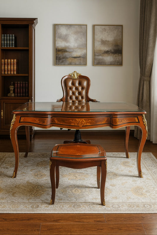 Desk 160 x 80 x 75 cm - Brown- AZ50024