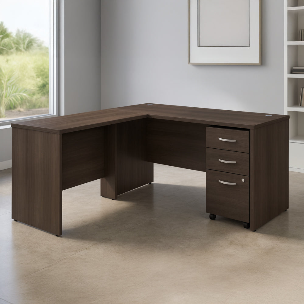 Desk 75 x 220 x 80 cm - Brown - AZ11130
