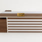 Desk 180 x 80 x 75 cm - Brown and white - AZ50018
