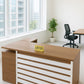 Desk 180 x 80 x 75 cm - Brown and white - AZ50018