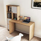Desk 140 x 50 x 75 cm - White& wooden - AZ1105