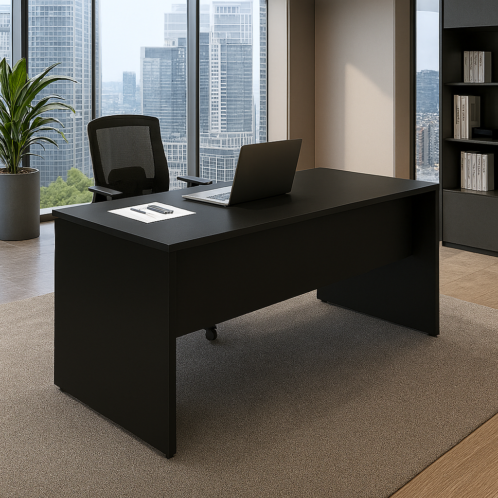 Desk 120 x 60 x 75 cm - wooden& Gray - AZ1087
