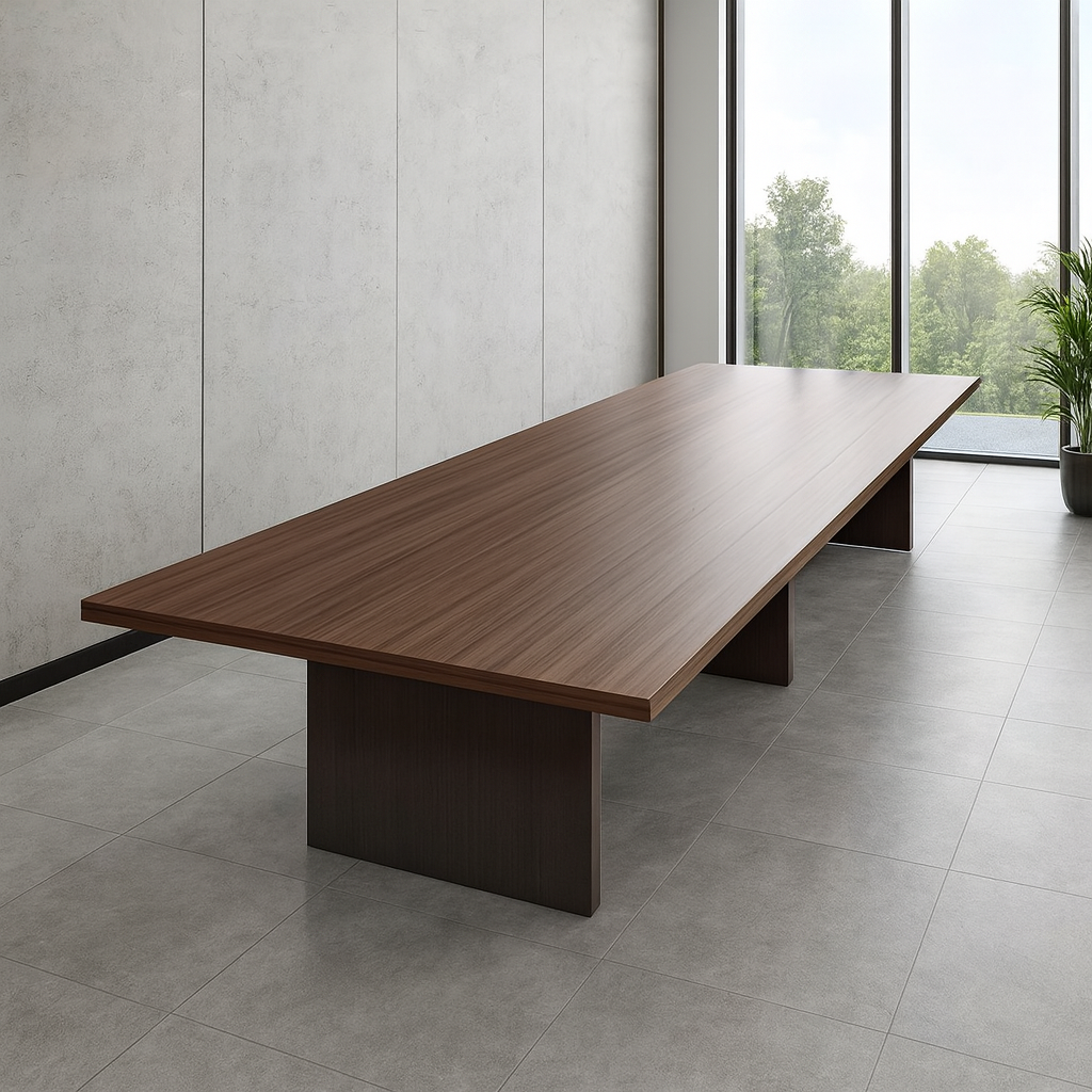 طاولة اجتماعات 220×120×75 سم – بني – AZ11101