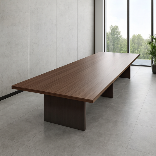 طاولة اجتماعات 240×120×80 سم – بني – AZ11100