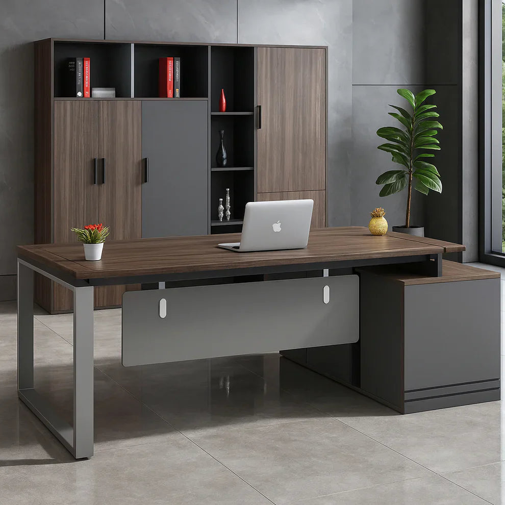 مكتب 75×160×80 سم - بني - AZ120100