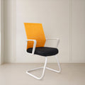 Fixed Office Chair 90*59*51 cm - Yellow & Black - 18890