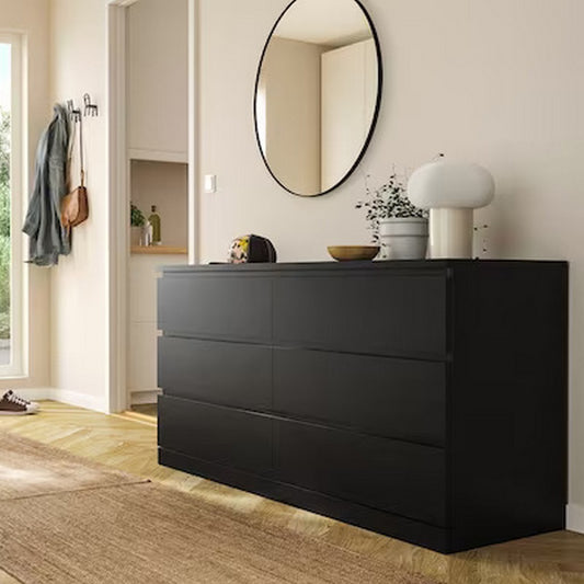 Unit Drawers, 156 × 45 × 78 cm - Black - AZ50022